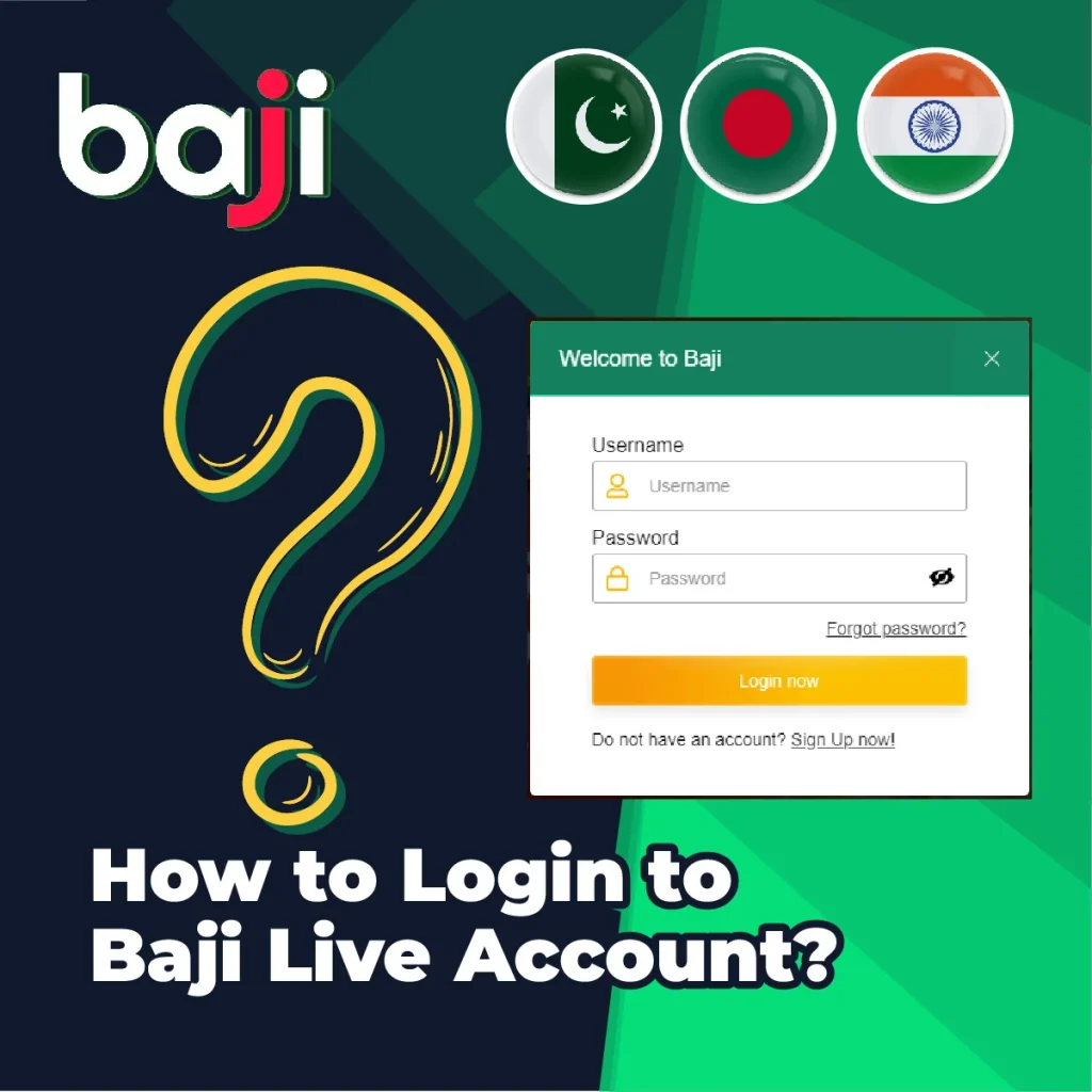 How to login to Baji Live account